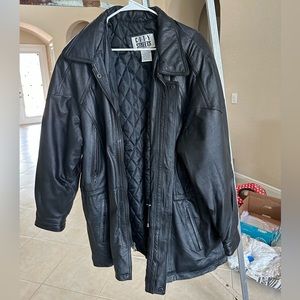Leather Jacket, Men’s, 2XLT/2XGL